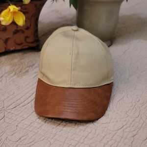 Express Tan and Cream Hat